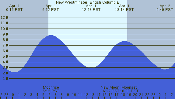 PNG Tide Plot