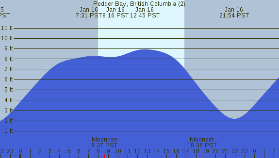 PNG Tide Plot
