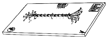 Figure: A Harness Forming Board with Electrical Checking Devices