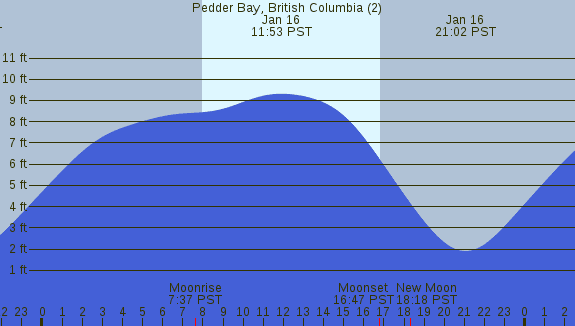 PNG Tide Plot